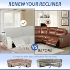 Arfntevss Recliner Sectional Couch Covers 1OO% Waterproof L Shape Sofa Cover - Image 6