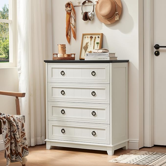 Joaxswe Farmhouse 4 Drawer Dresser - Image 7