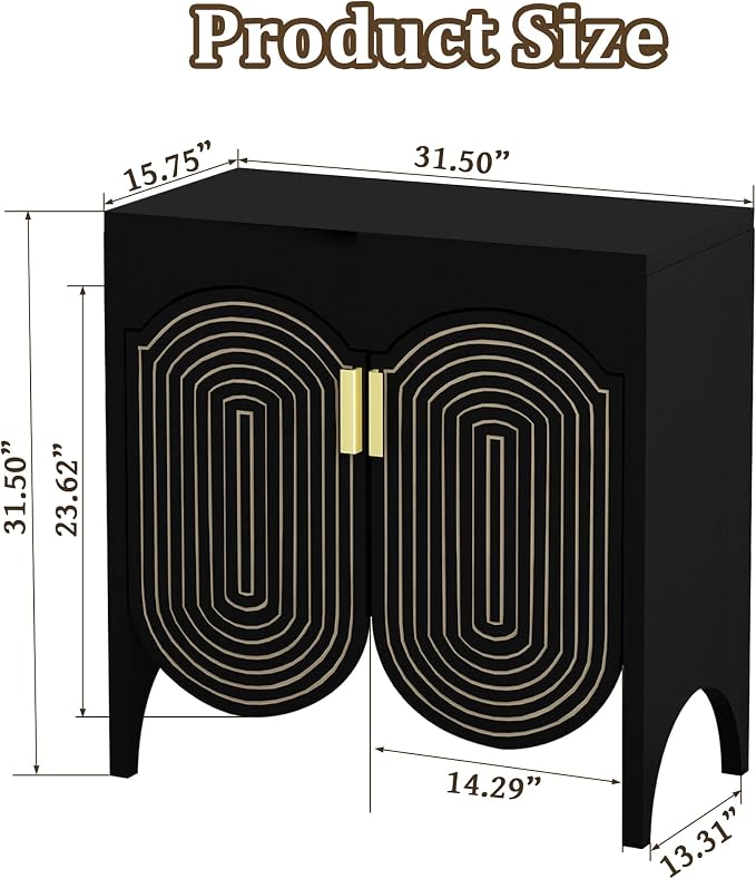 FurSch Fluted Sideboard Cabinet - Image 2