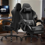 GTPLAYER Gaming Chair with Pocket Spring Cushion, Leather Office Chair with - Image 2