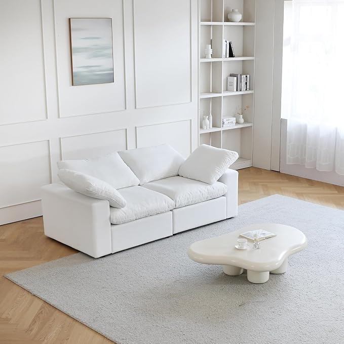 JACH Modular Cloud Sectional Sofa, Love Seat Cloud Couch, Modern Comfy Sofas - Image 6