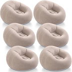Realspring Inflatable Bean Bag Chairs Outdoor Blow up Camping Chairs Inflatable by Realspring