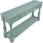 Knocbel Long Antique Entry Console Table - Image 14