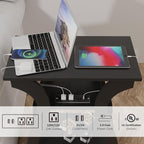 FROMJBEST Black End Table Set of 2 - Image 4