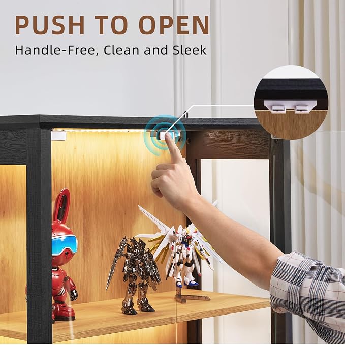 LELELINKY Farmhouse Display Cabinet - Image 6