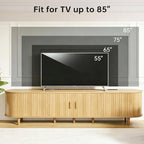 80" Mid Century Modern TV Stand, Wood TV Consoles - Image 7