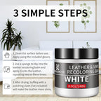 Leather Recoloring Balm, 8.5oz Leather Color Restorer, Leather Couch Scratch - Image 4