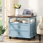 Joaxswe Farmhouse Nightstand Set of 2 - Image 5