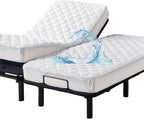 Waterproof Quilted Split California King Mattress Protector Pad - Image 2