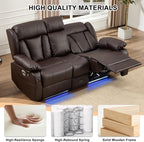 Loveseat Recliner Sofa, RV Recliner Couch, Manual Reclining Loveseat - Image 8