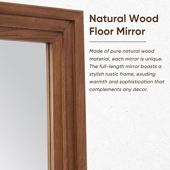 Full Length Mirror, Oversized Stand Up Mirrors Large Wall Mirrors, Wall Mounted - Image 3