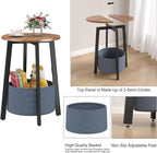 sthmec Small Round Side End Table - Image 7