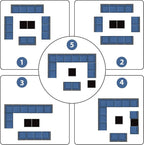 KIGOTY 14-Piece Patio Furniture Set, All-Weather PE Rattan Outdoor Sectional - Image 4