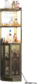 EOYUTLLY Corner Bar Cabinet - Image 7
