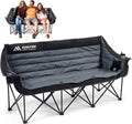 Huskfirm 3 Person Camping Chairs Folding Double Camping Chair Portable by Huskfirm