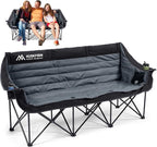 Huskfirm 3 Person Camping Chairs Folding Double Camping Chair Portable by Huskfirm