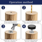 12 PCS 1/4" Thread Furniture Feet Levelers, Furniture Leveling Feet - Image 5
