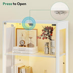 Lamtor 67-inch Glass Display Cabinet – Curio Cabinet - Image 6