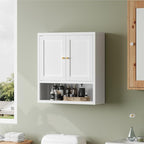 YAUWOH Metal Bathroom Storage Cabinet, Metal Storage Cabinet - Image 7