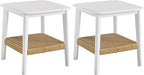 Alaterre Furniture Calais 2-Tier Small End Table - Image 8