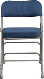 Flash Furniture 2 Pack HERCULES Series Premium Curved Triple Braced & Double - Image 7