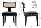 VESCASA Faux Leather Upholstered Dining Chairs - Image 6