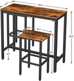 HOOBRO Bar Table Set, Pub Tables Bar Height - Image 3