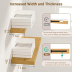 24 Inch Floating Shelves, 12 Inch Deep Floating Shelves - Image 3