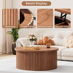 Fsbecl Fluted Lift Top Coffee Table - Image 4