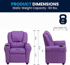 Flash Furniture Vana Vinyl Kids Recliner - Image 2
