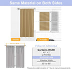Simplebrand Ava Gold Short Blackout Curtains - Image 8