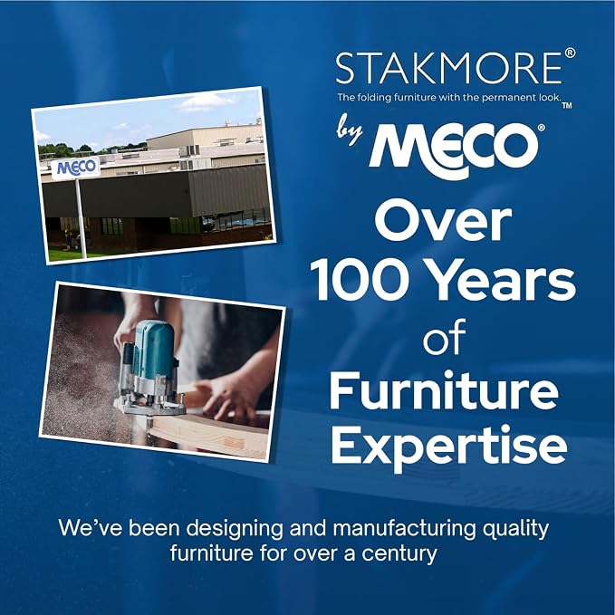 Stakmore Classic Straight Edge Square Folding Card Table 32x32 - Image 6