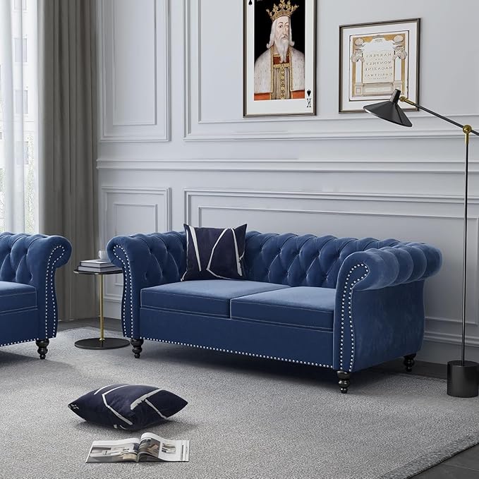 AVZEAR Living Room Loveseat Sofa, Upholstered Sofa Modern Loveseat Sofa by AVZEAR