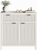 Fatmok 34" Fluted Buffet Sideboard by Fatmok