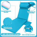 Wenqik 2 Pcs Outdoor Chaise Lounge Cushion - Image 2
