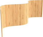 2 ft. Tall Reversible Bamboo Wave Screen by RedLantern