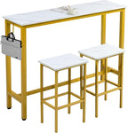 Finnhomy 52.7" Industrial Bar Table Set by Finnhomy