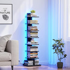 TUTOTAK Narrow Bookshelf, 8-Tier Bookcase - Image 3