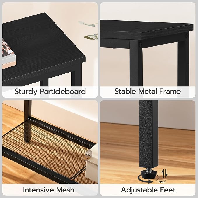 HOOBRO 29.5" Narrow Console Table, Small Entryway Table - Image 7