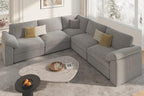EASE MOOSE Oversized Sectional Modular Sofa, L Shape Sectional Couch Wide Deep - Image 5
