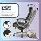 Serta Lautner Executive Home Office Desk Chair, Ergonomic High-Back - Image 8