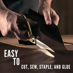 Faux Leather Fabric, Thick Durable Synthetic Repholstery Leather Vinyl - Image 4
