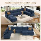 Vesgantti Large Modular Sectional Sofa, Big Comfy Cloud Couch - Image 7