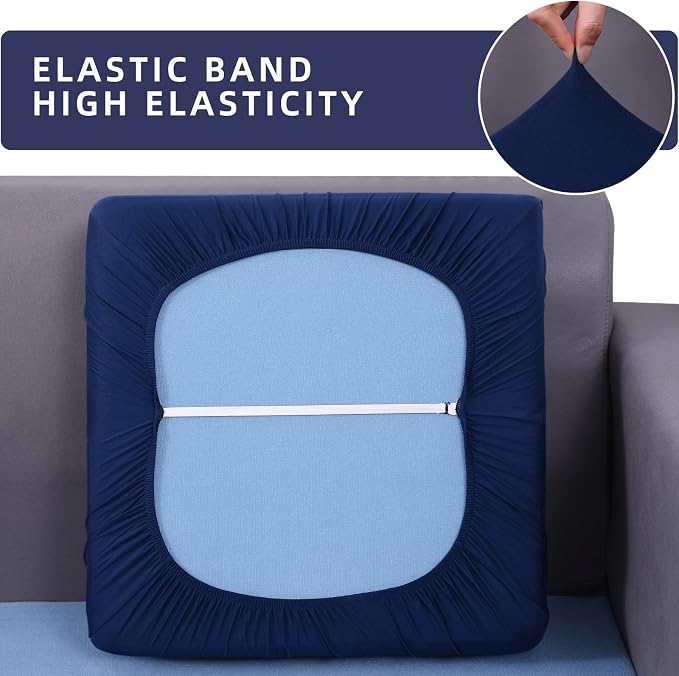 Waterproof Sectional Sofa Cushion Covers, L Shape Couch Slipcovers | L Shape - Image 5