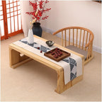 Japanese Floor Table, Vintage Low Rectangular Tea Table, Tatami Accent Furniture by Unknown
