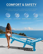 Patio Chaise Lounge Chair Outdoor - Image 7