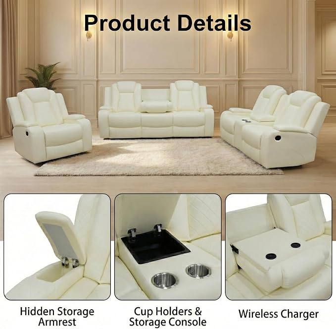 3-Piece Power Recliner Set - Image 4