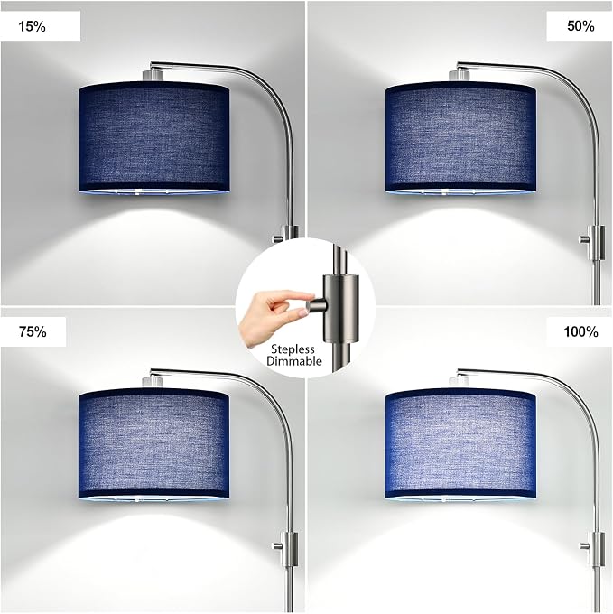 Nintiue Upgraded Modern Arc Dimmable Tall Standing Floor Lamp - Image 3