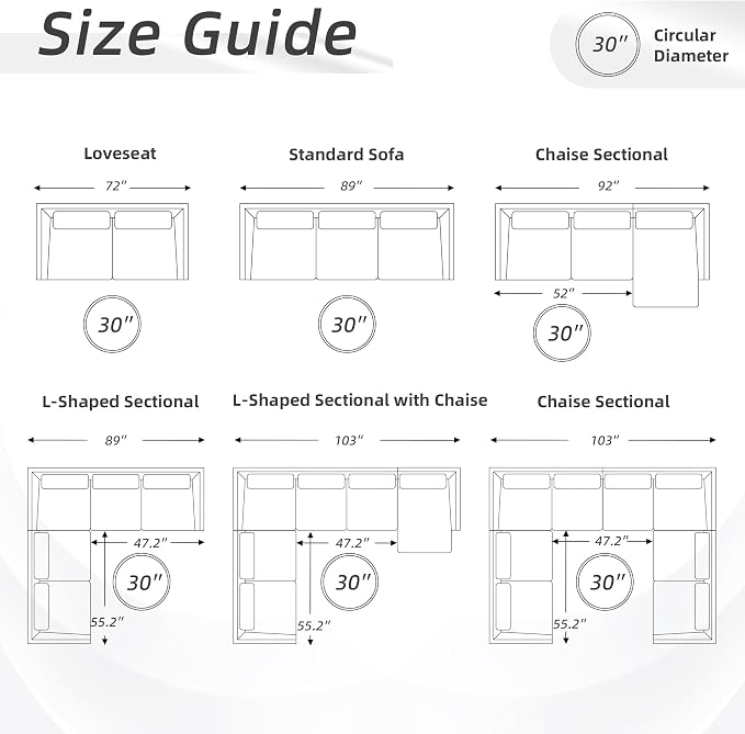 HUIMO 30-Inch Round Storage Ottoman, Modern Button Tufted Ottoman Coffee Table - Image 7