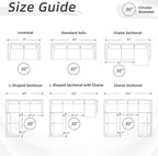 30-Inch Round Storage Ottoman, Modern Ottoman Coffee Table - Image 8